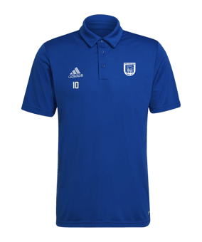 adidas Entrada 22 Poloshirt Blau Weiss