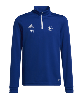 adidas Entrada 22 HalfZip Sweatshirt Kids Blau