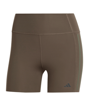 adidas Optime 4-Inch Raw-Cut-Hem leggings Green - verde