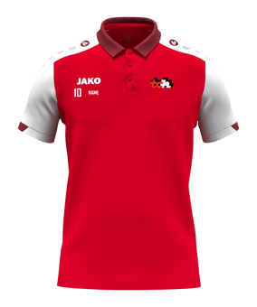 JAKO Dynamic Polo Kids Rot F114