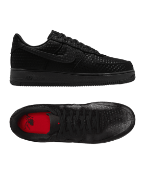 Nike Air Force Retro Schwarz F001 - schwarz