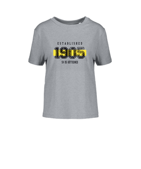 Merch Muser T-Shirt Women Heather Grey | #established