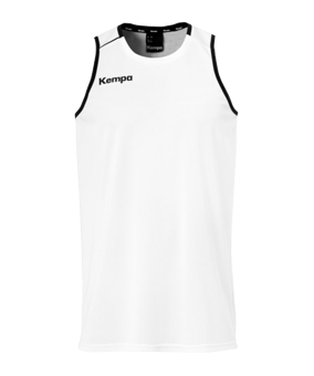 Kempa Player Tanktop Weiss Schwarz F05 - weiss