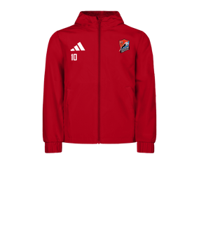 adidas Entrada 26 Veste de pluie Enfants Rouge 