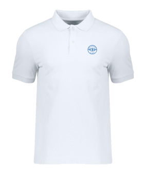 Stanley & Stella Merch Prepster 2.0  Polo Weiß | #justlogo1c