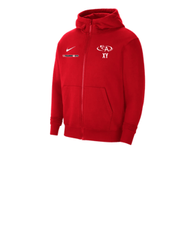 Nike Park 20 Fleece Kapuzenjacke Kids Rot F657