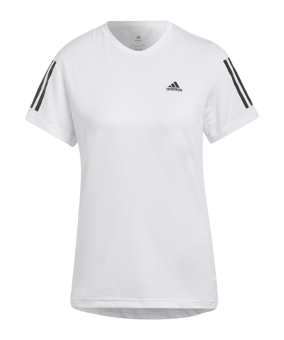 adidas Own Cooler T-Shirt Running Damen Weiss - weiss