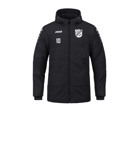 JAKO Team Coach Kapuzenjacke Kids Schwarz F800