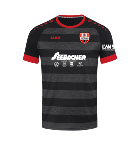 JAKO Celtic Melange KA Trikot Schwarz Rot F809