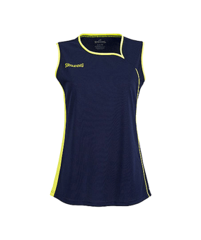 Spalding 4HER II Tank Top Damen Bleu Jaune F08 - bleu
