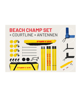 Funtec Beach Champ Set - Bundle3 Tor Mehrfarbig - mehrfarbig