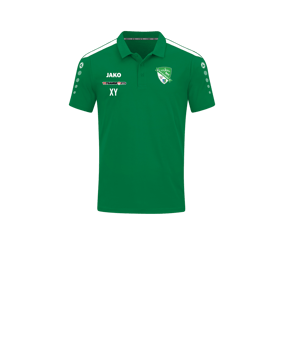 JAKO Power Poloshirt Kids Grün Weiss F200