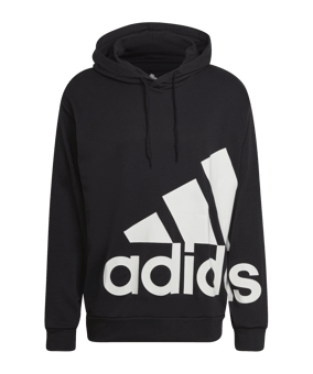 adidas Essentials GL Hoody Schwarz Weiss - schwarz