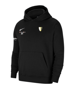 Nike Park 20 Fleece Hoody Kids Schwarz Weiss F010