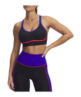Under Armour Project Rock Sport-BH Damen Schwarz F001 - schwarz