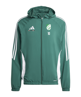 adidas Tiro 24 Windbreaker Grün Weiss