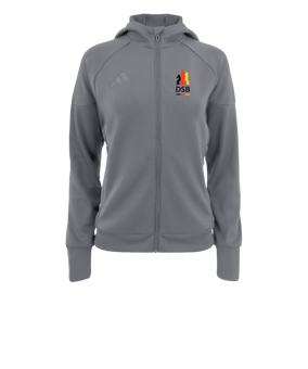 adidas Tiro 25 Travel Kapuzenjacke Damen Grau