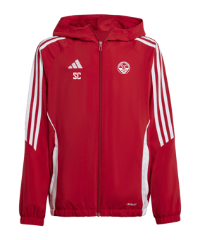 adidas Tiro 24 Windbreaker Kids Rot Weiss
