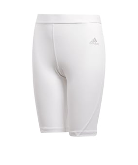 adidas Alphaskin Short Kids Weiss - weiss