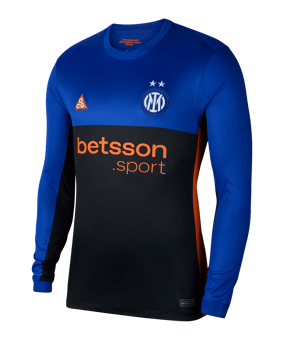 Nike ACG X Inter Mailand 4th Trikot langarm 2025/2026 Blau F413 - blau