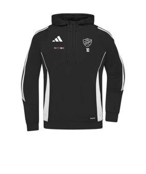 adidas Tiro 24 Hoody Schwarz Weiss 