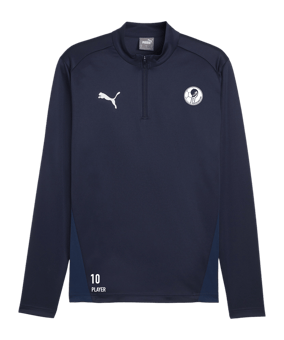 PUMA teamGOAL Training 1/4 Zip Sweatshirt Blau F06