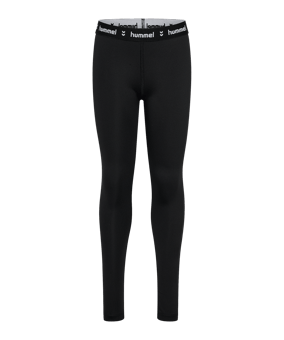 Hummel Pulse MW Tight Kids Schwarz F2001 - schwarz