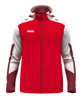 JAKO Dynamic Kapuzenjacke Kids Rot F114 - rot