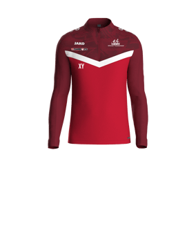 JAKO Iconic HalfZip Sweatshirt Kids Rot F103