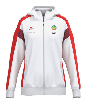 Erima Celebrate 125 Kapuzenjacke Damen Weiss