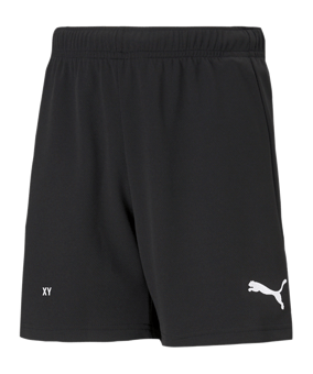 PUMA teamRISE Short Kids Schwarz Weiss F04