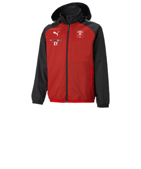 PUMA teamLIGA Allwetterjacke Kids Rot F01
