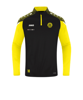 JAKO Performance HalfZip Sweatshirt Schwarz F808