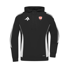 Sweat à capuche adidas Tiro 24 noir blanc 