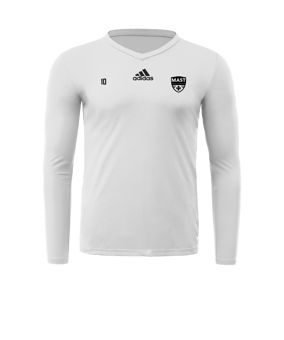 Maillot à manches longues Team Base blanc noir 