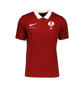 Nike Park 20 Poloshirt Rot Weiss F657