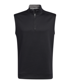 adidas Club Golf HalfZip Weste Schwarz - schwarz