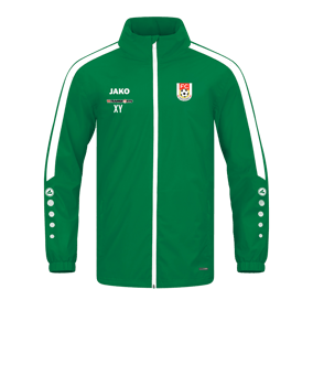 JAKO Power Allwetterjacke Grün Weiss F200
