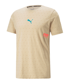 PUMA Fussball Street T-Shirt Beige F07 - beige