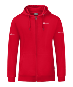 JAKO Organic Kapuzenjacke Rot F100