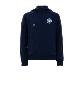 Veste à capuche adidas Tiro 25 enfants bleue