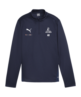 PUMA teamGOAL Training 1/4 Zip Sweatshirt Kids  Blau F06