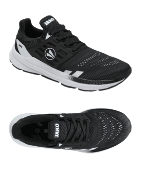 JAKO Laufschuh Premium Run II Schwarz F802 - schwarz