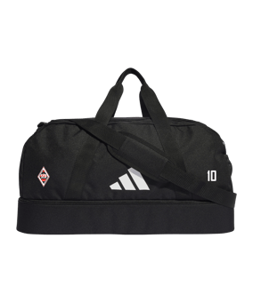 adidas Tiro League Duffel Bag Gr. M Schwarz Weiss
