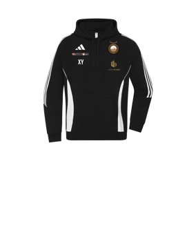 adidas Tiro 24 Hoody Kids Schwarz Weiss