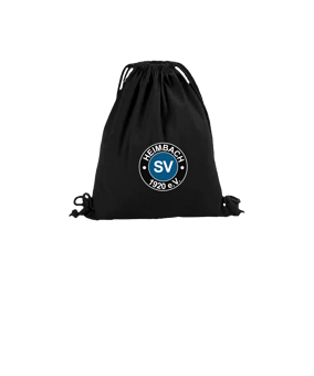 Merch Organic Premium Cotton Gymsack Black | #logo4c