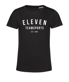11teamsports Established 2007 T-Shirt Damen Schwarz - schwarz