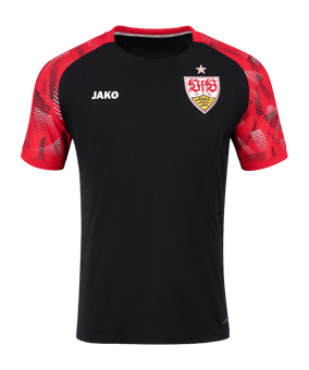 JAKO VfB Stuttgart Warm-Up International T-Shirt Schwarz F812