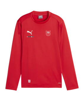 PUMA teamGOAL Training Sweatshirt Kids Rot F01