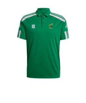 adidas Squadra 21 Poloshirt Grün Weiss